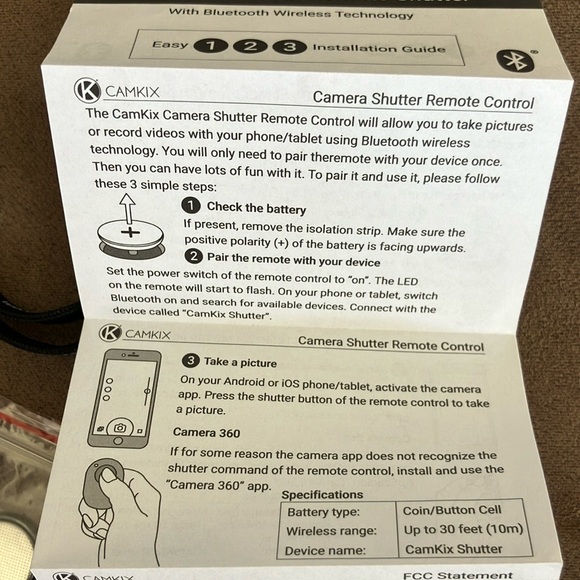 🌺 Bluetooth Remote Shutter - Picture 6 of 6